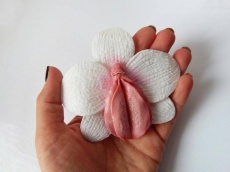 陰唇花瓣吊墜 照片