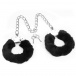 Lovetoy - Fluffy Leg Cuffs - Black photo