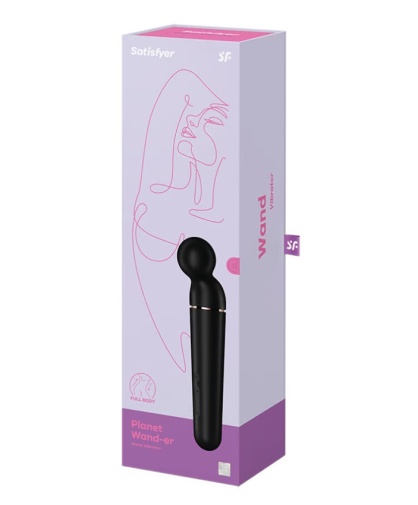 Satisfyer - Planet Wand-er Massager - Black photo