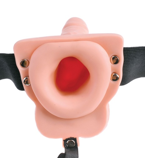 Fetish Fantasy - 6" Vibro Hollow Strap-On w Balls photo