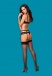 Obsessive - Heartina 3 pcs Set - Black - S/M photo-7