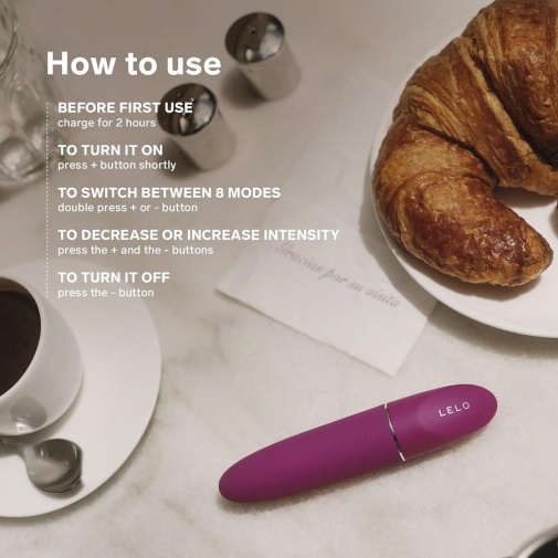 Lelo - Mia 3 口红陰蒂震動器 - 粉紫 照片