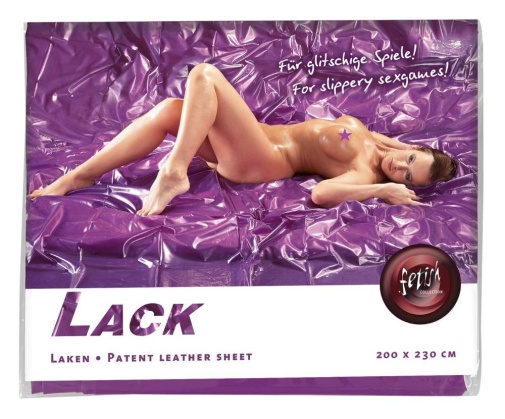 FC - Vinyl Bed Sheet - Purple photo