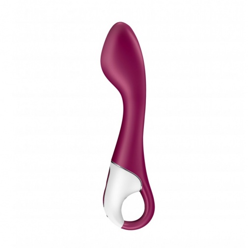 Satisfyer - Hot Spot 熱感G點震動棒 - 莓紅色 照片