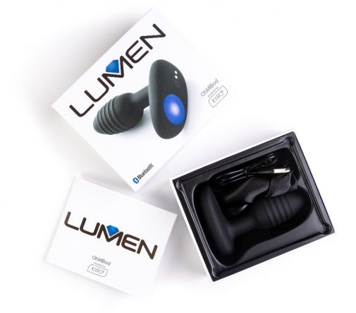 Kiiroo - OhMiBod Lumen - App控制後庭塞 - 黑色 照片