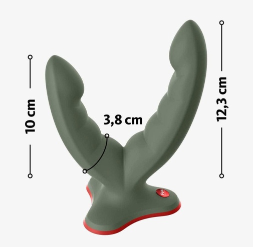 Fun Factory - Ryde Grinding Double Dildo - Wild Olive photo