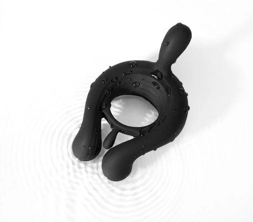 Honey Play Box - Kairos Vibro Cock Ring w Bullets - Black photo