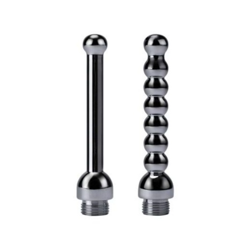 Prowler - Anal Shower Heads - Black/Silver photo