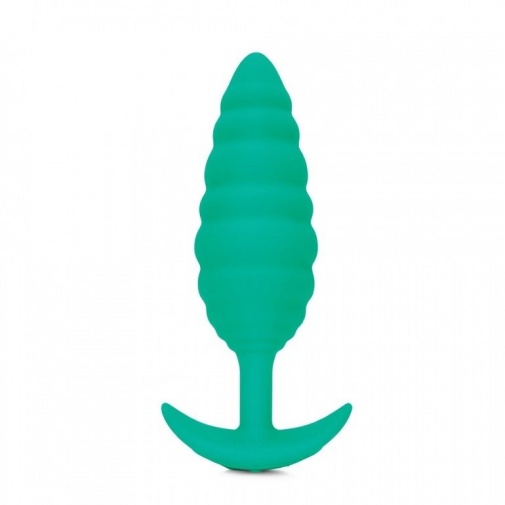 B-Vibe - 震动波浪纹后庭塞 - 绿色 照片