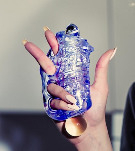 Fleshlight - Fleshskins Grip Blue Ice Stroker photo