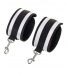 Anonymo - Ankle Cuffs - Silver/Black photo