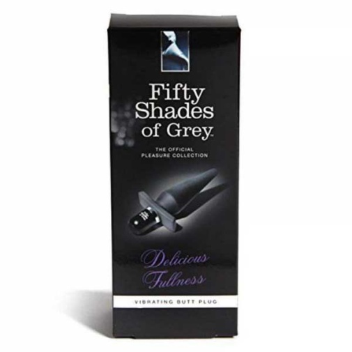 Fifty Shades of Grey - Delicious Fullness T-shaped底震動肛塞 - 黑色 照片
