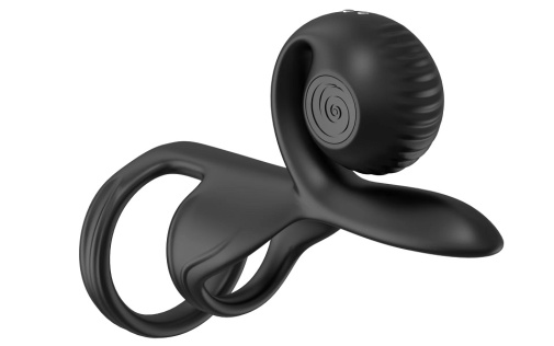SVibe - Snail Jovi Couples Ring - Black photo