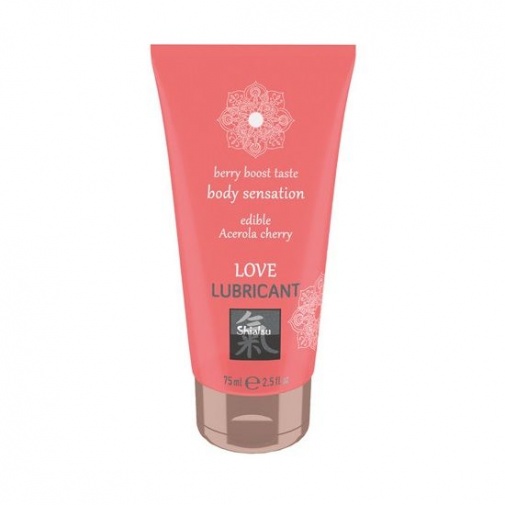 Shiatsu - Love Lubricant Edible Acerola Cherry - 75ml photo