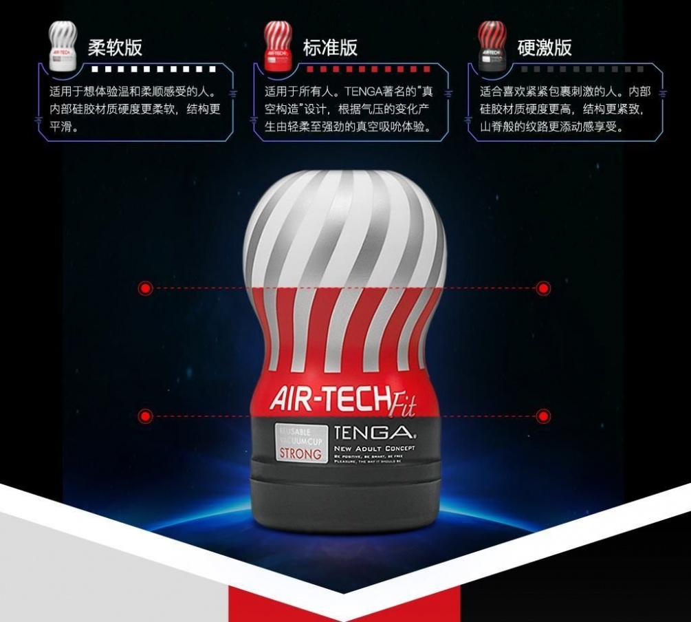 Soft Material With Smooth Sensations!
Discover the Sensati... Tenga - Air-Tech Fit Reusable Vacuum Cup Gentle - White photo-7