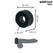 Addicted Toys - Extra Thick Cock Ring - Black photo-5