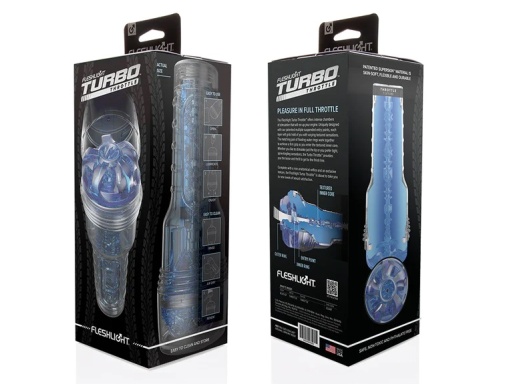 Fleshlight - Turbo Throttle 飞机杯 - 冰蓝色 照片