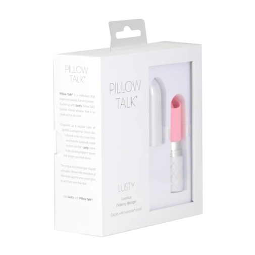 Pillow Talk - Lusty 口紅震動棒 - 粉紅色 照片
