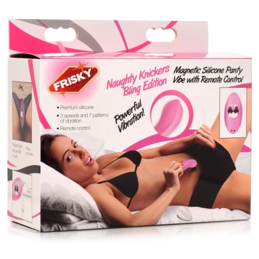 Frisky - Panty Vibrator w Remote Control - Pink photo