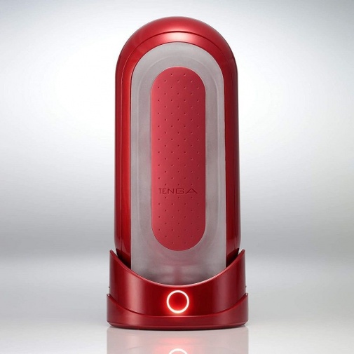 Tenga - Flip Zero 飞机杯连加热座 - 红色 照片