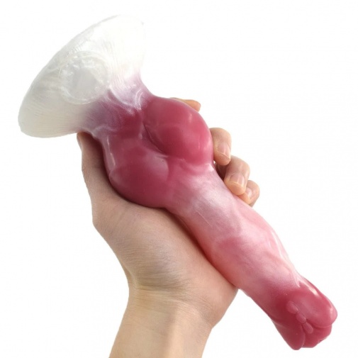 FAAK - 地狱犬 Dani 穿戴式假阳具 - 玫瑰红 照片