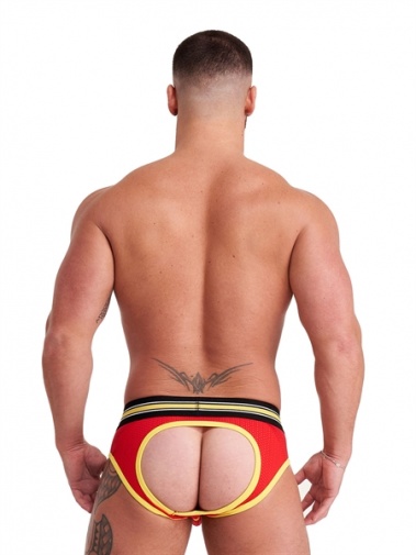 Mister B - Urban Bilbao Jock Brief 内褲 - 紅色 - 小碼 照片