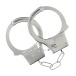 Ouch - Classic Metal Hand Cuffs - Silver photo-2