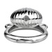 FAAK - Shell Chastity Cage 45mm - Silver photo-4