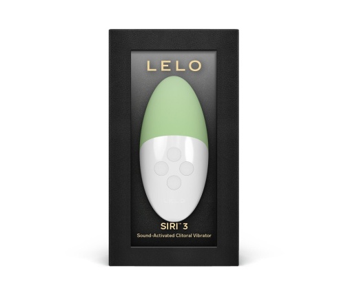 Lelo - Siri 3 Sound Activated Vibrator - Pistachio Cream photo