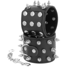 Darkness - Handcuffs w Spikes - Black photo