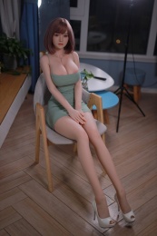  YunXi 亞洲仿真實體娃娃，巨乳，超軟矽膠 161 cm（5’3 英尺） 照片