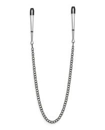 NS Novelties - Bound DC3 Nipple Chain Clamps - Gunmetal photo