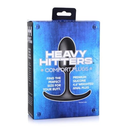 Heavy Hitters - 增重型後庭塞 細碼 - 黑色 照片