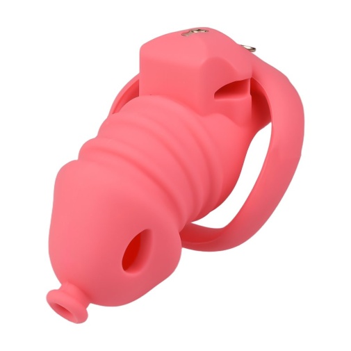 FAAK - Long Resin Chastity Cage - Red photo