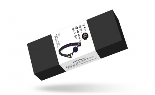 Liebe Seele - 皮製球形口塞 - 黑色 照片