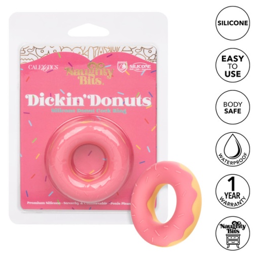 CEN - Naughty Bits Dickin’ Donuts Ring - Pink photo