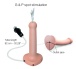 Strap-On-Me - 噴水仿真陽具 細碼 - 雲呢拿色 照片-5