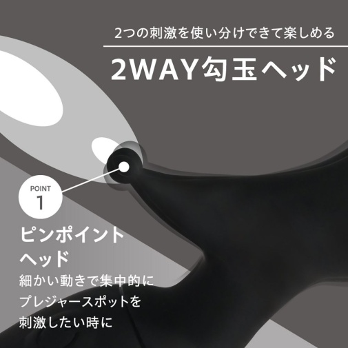 Fact - Lady One 2-Way Vibrator - Black photo