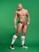 Mister B - Urban Lisbon Jock Brief  露股内褲 - 紅色/綠色 - 中碼 照片-7