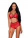 Obsessive - Leatheria 2-pcs Set - Red - L/XL photo