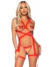Leg Avenue - Yours Tonight Cupless Set - Red photo