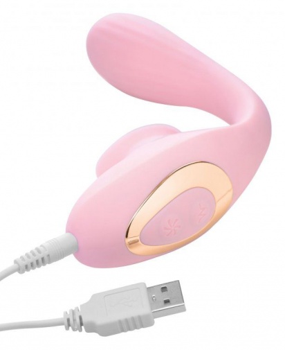 Inmi - Pleasure Bender Bendable 2-in-1 Vibe - Pink photo
