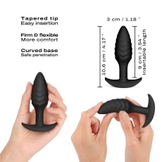 Dorcel - Wavy Anal Plug - Black photo