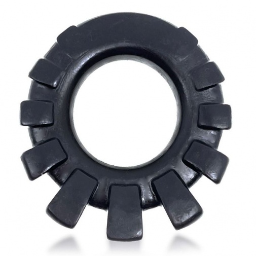 Oxballs - Cock Lug Lugged Cockring - Black photo