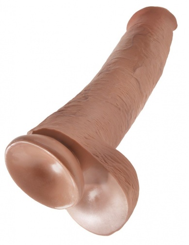 King Cock - Cock 15″ With Balls - Caramel photo