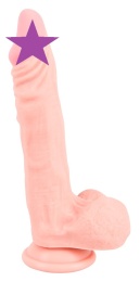 Medical Silicone - Dildo w Balls 21cm photo