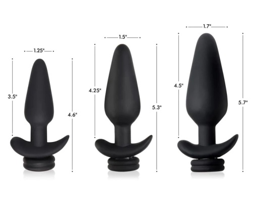 Tailz - Snap-On Vibro Anal Plug S - Black photo