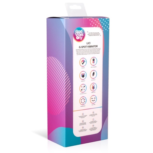Good Vibes Only - Lici G-Spot Vibrator - Purple photo