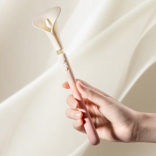 Zalo - Calla Dual Head Vibrator - Blossom Pink photo