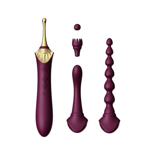 Zalo - Bess 2 Heating Dual Vibrator - Velvet Purple photo